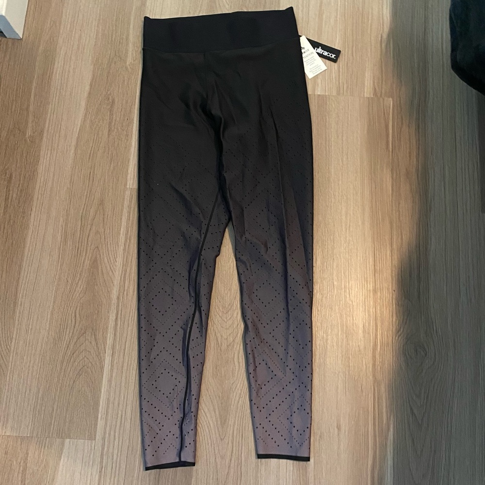 Ultracor Black and Grey Patterned Leggings